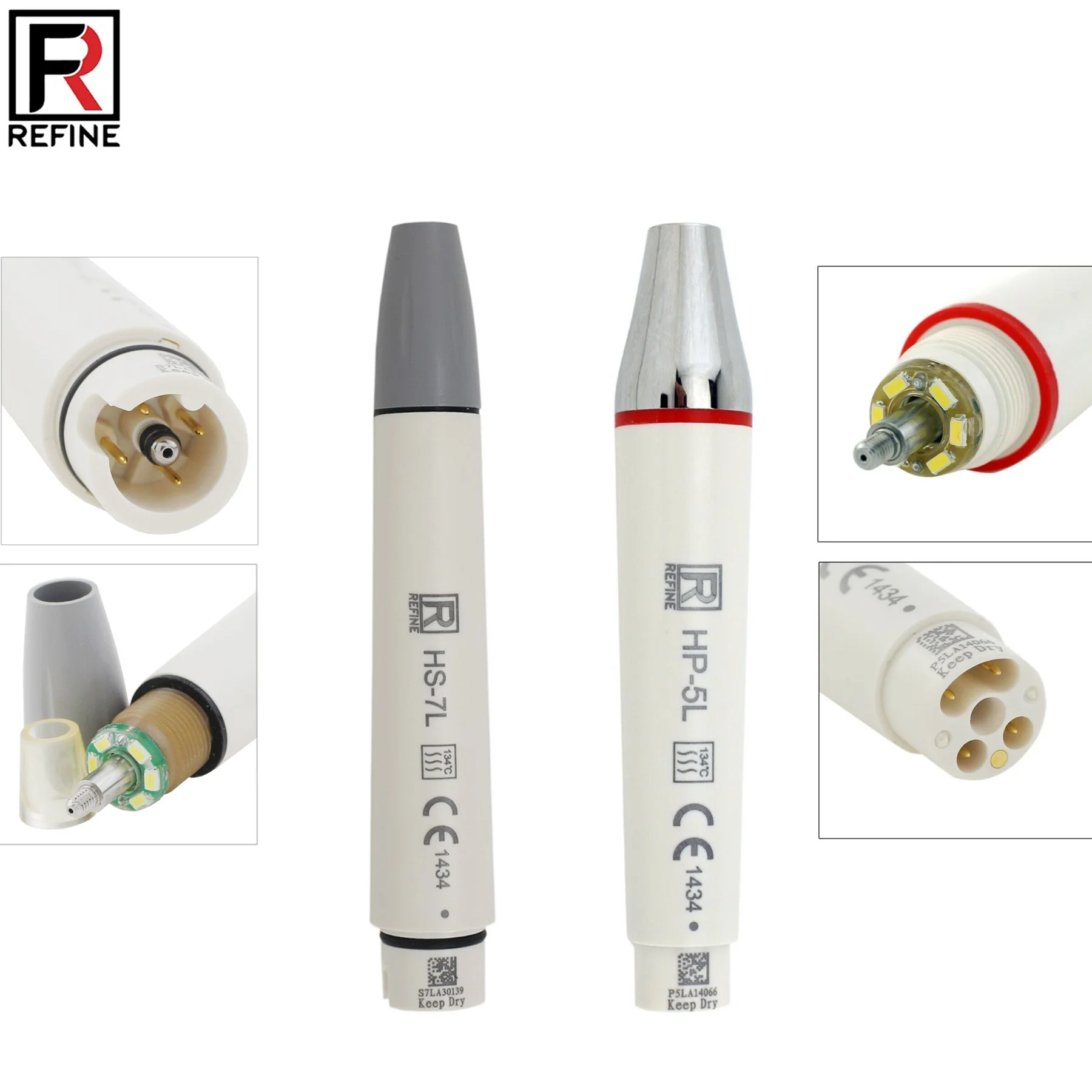 

Dental Ultrasonic Piezo Scaler Handpiece LED Detachable EMS PIEZON Satelec ACTEON HP-5L HS-7L