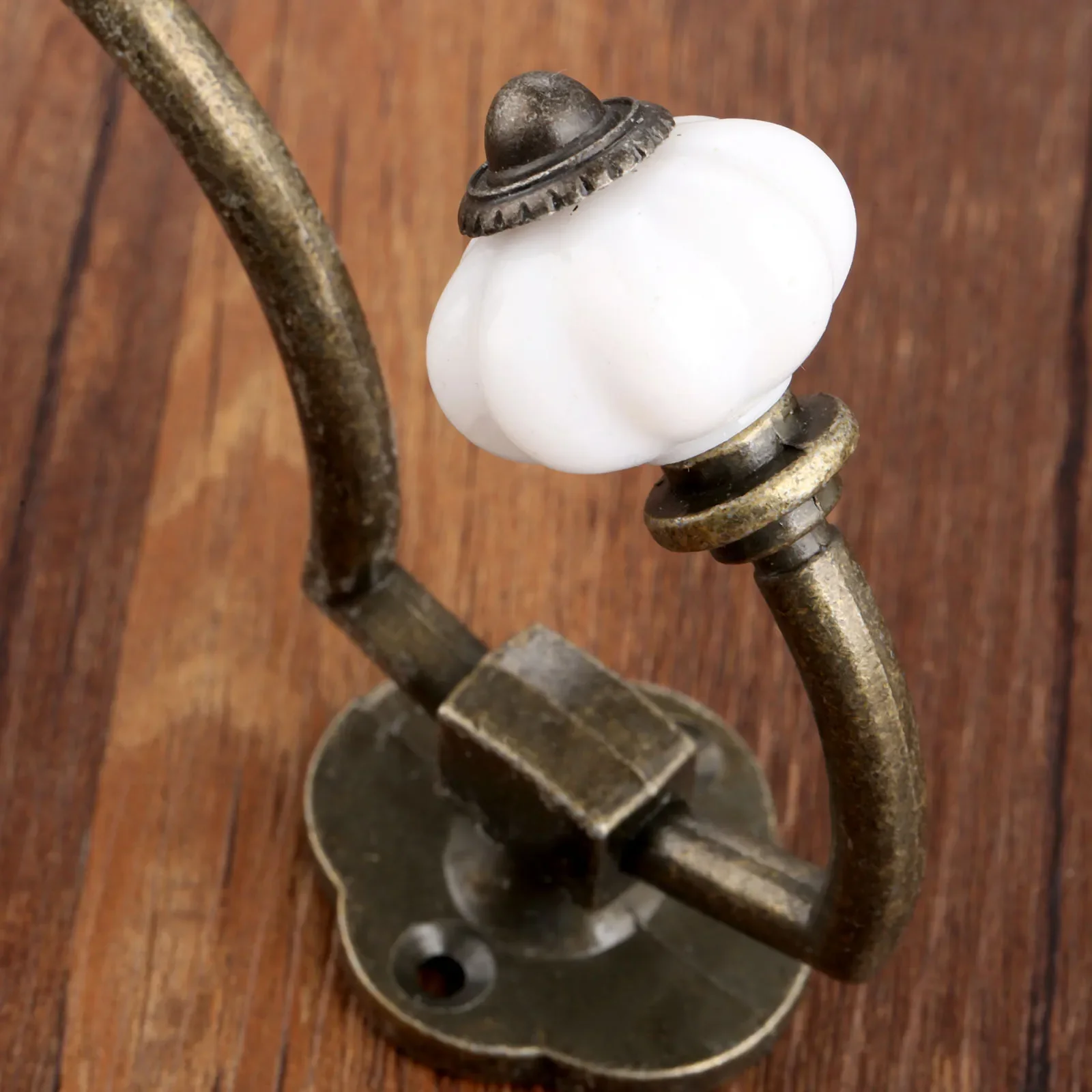 1Pc Antique Bronze Door Hanger Hooks Bathroom Wall Hanger Hats Bag Keychain Alloy Hook Coat Wall Hooks with Screws 125*95mm - 5