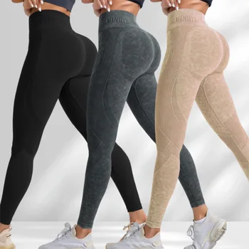 Yoga Sporty Leggings For Women Fitness Women's Leggings Sports Tights Pants Sportswear Woman Gym Trousers Yoga Workout Clothes 1