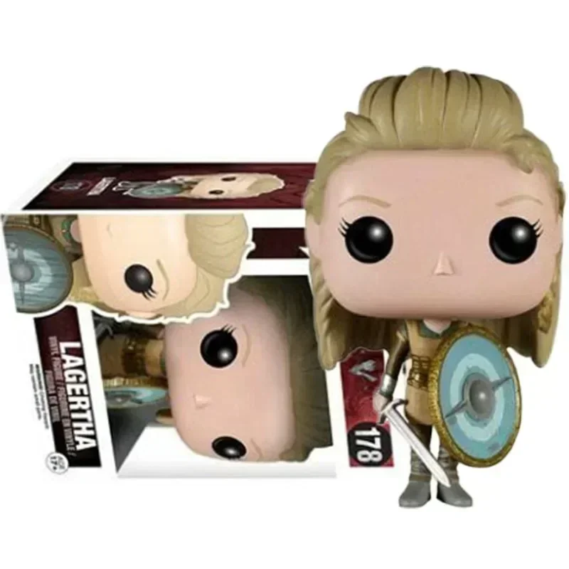 thumbnail image 5 of FUNKO POP Television Vikings Vikingar Lagertha 178# Ragnar Lothbrok 177# Figura de vinilo Juguetes Figura de vinilo Muñecas Colección Juguetes, 5 of 5