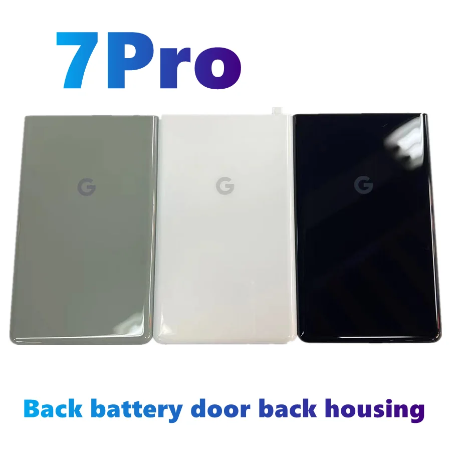 Phone Back Cover Glass Battery Cover Glass Phone Back Cover For Google Pixel 7 Glass Back Battery Cover Door Panel Housing Case Replacement Parts