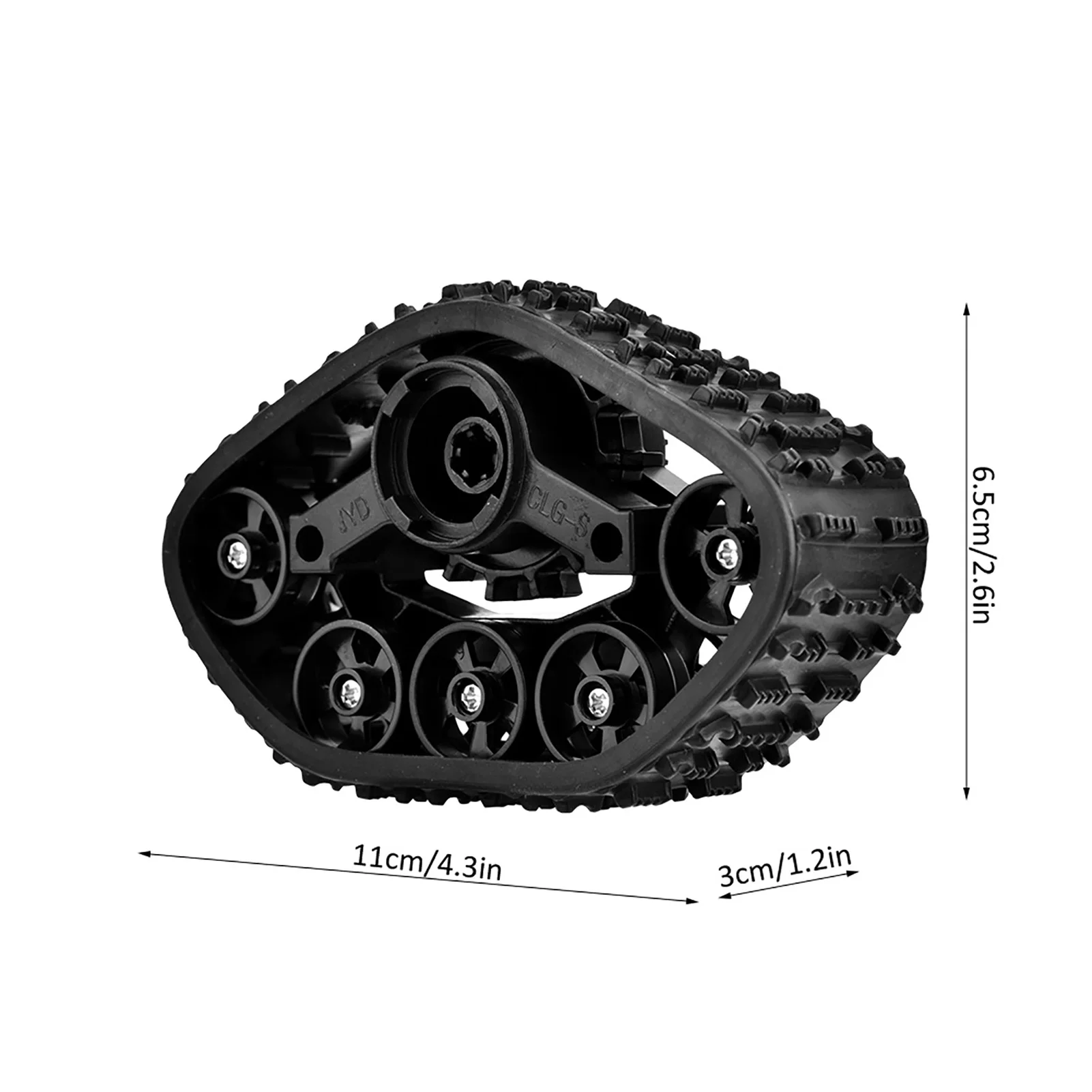 4pcs RC Car Tire Wheel Rubber Crawler Tyre for WPL 1/16 RC Military Truck Military Truck Tyre RC Accessory RC Car Upgrade Parts