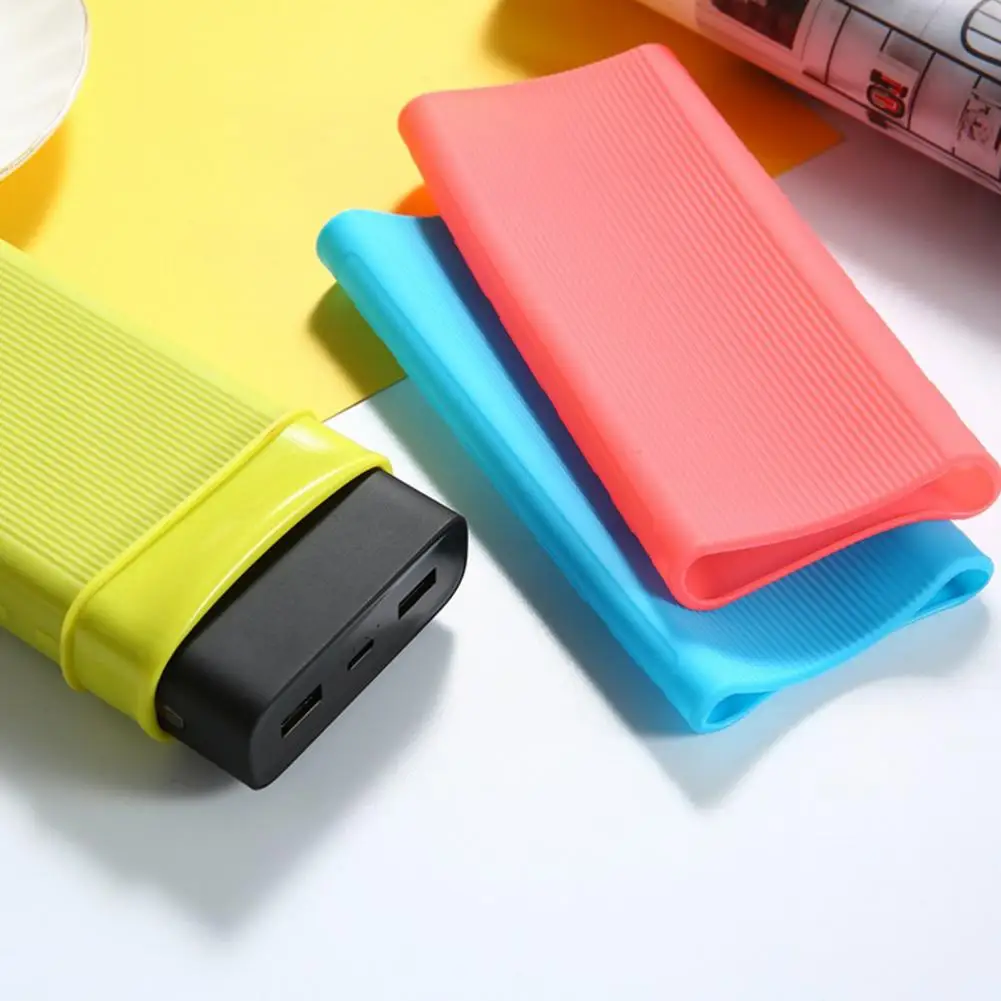 Portable Anti slip Silicone Protective Full Case Power Bank Cover for Power Generation 3 20000mah