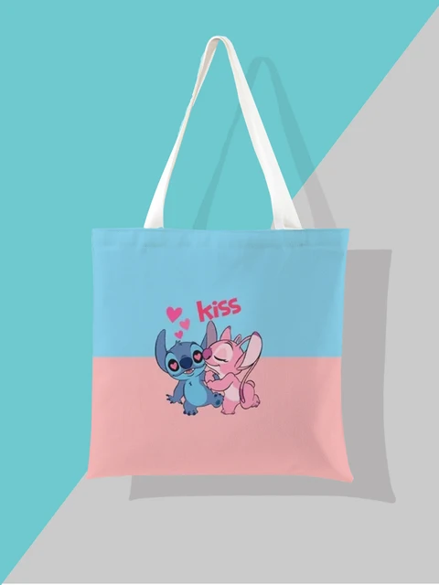 New Disney Shoulder Bags Cartoons Mickey Mouse Casual Canvas Women Shopping Bag Cute Anime Fashion Handbag Messenger Bag Gifts as13