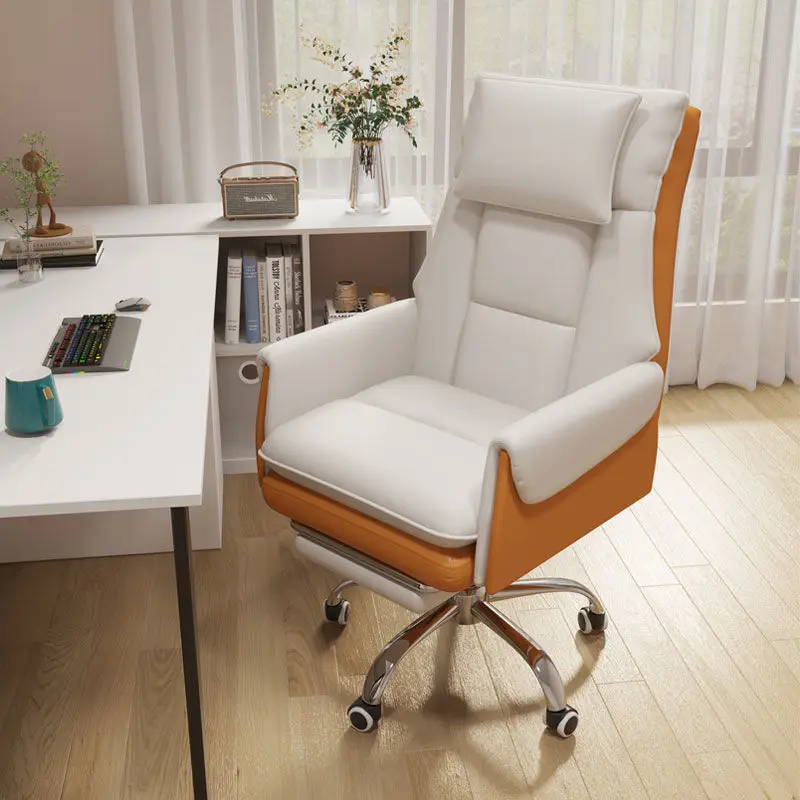 IHOME Computer Chair Home Reclining Office Chair Comfortable Boss Chairs Gaming Seat Sedentary Sofa Chair Swivel Backrest Chairs