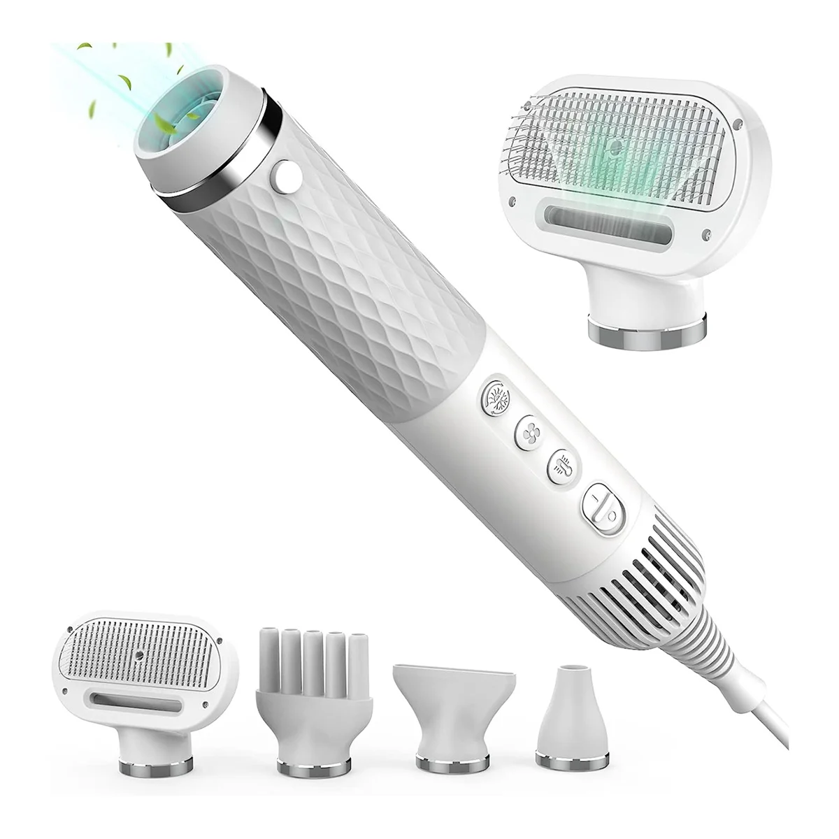 

Dog Hair Dryer, 5 in 1 Handheld Dog Dryer with Temperature Adjustment, Pet Dog Blow Dryer for Home Travel-US Plug