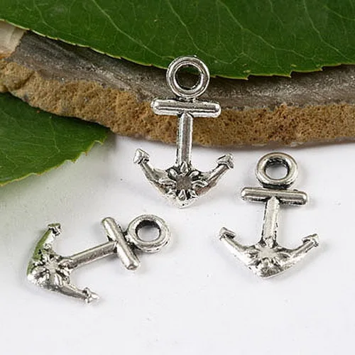 

30pcs 20*13mm Tibetan Silver Color 2sided Anchor Charms H1503 Charms for Jewelry Making