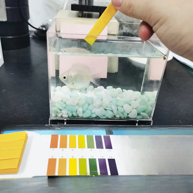 PH Test Strip 1-14 Indicator Paper Lab Litmus Tester 80in1 Kit Aquarium Fish Tank Water Food Pool Testing Alkaline Acid 1set