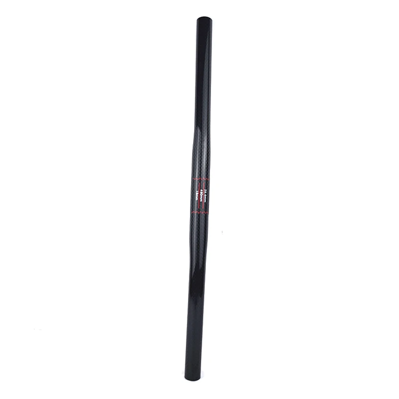 Bicycle Carbon Handle Bar Folding Bike S Type Straight Handlebars Horizontal Default Length 580mm Super Light For Brompton