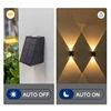 NEW Upgrade LED Outdoor Wall Solar Lights Waterproof Garden Wall Decoration Lighting For Villa Patio Stair Corridor 5