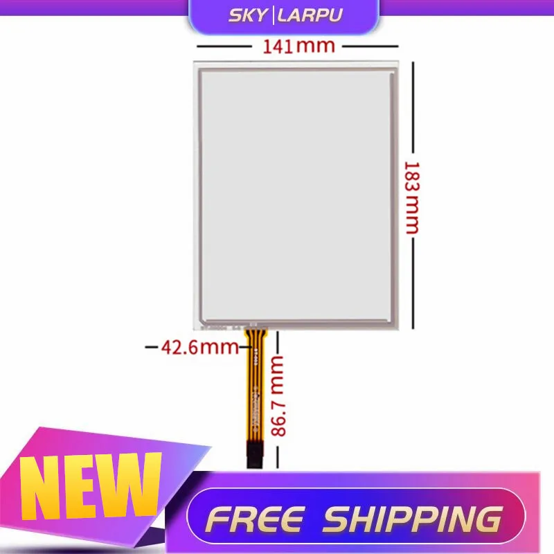 

8''Inch TouchScreen 141mm*183mm For EJ080NA-05B 183mm*141mm Industrial Resistance Handwritten Touch Panel Screen Glass Digitizer