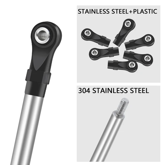 SCX10 II AR44 Ottone Nero Copertura Differenziale Nocche Sterzo Contrappeso Per 1/10 AXIAL 90046 90047 Parti Di Aggiornamento