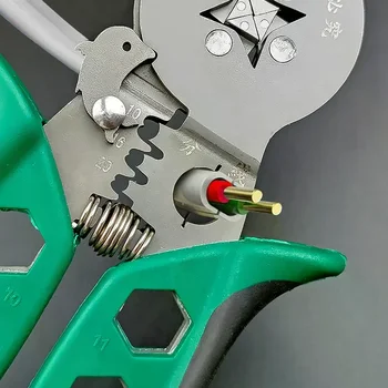 1 pezzo multifunzionale tagliacavi bocca curva spelafili pinza a crimpare elettricista spelafili avvolgimento utensili manuali