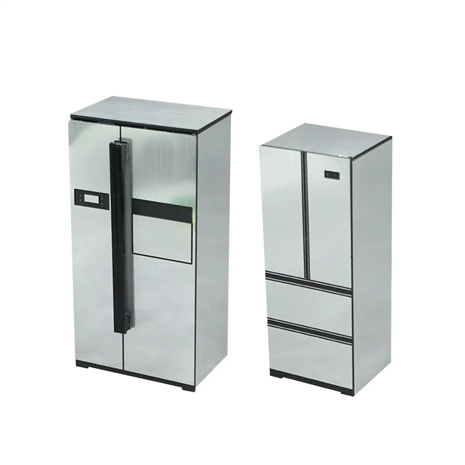 

Mini Refrigerator Model Portable Simulation Miniature Dollhouse Refrigerator for 1/12 1/15 Dollhouse Micro Landscape Kids Gift