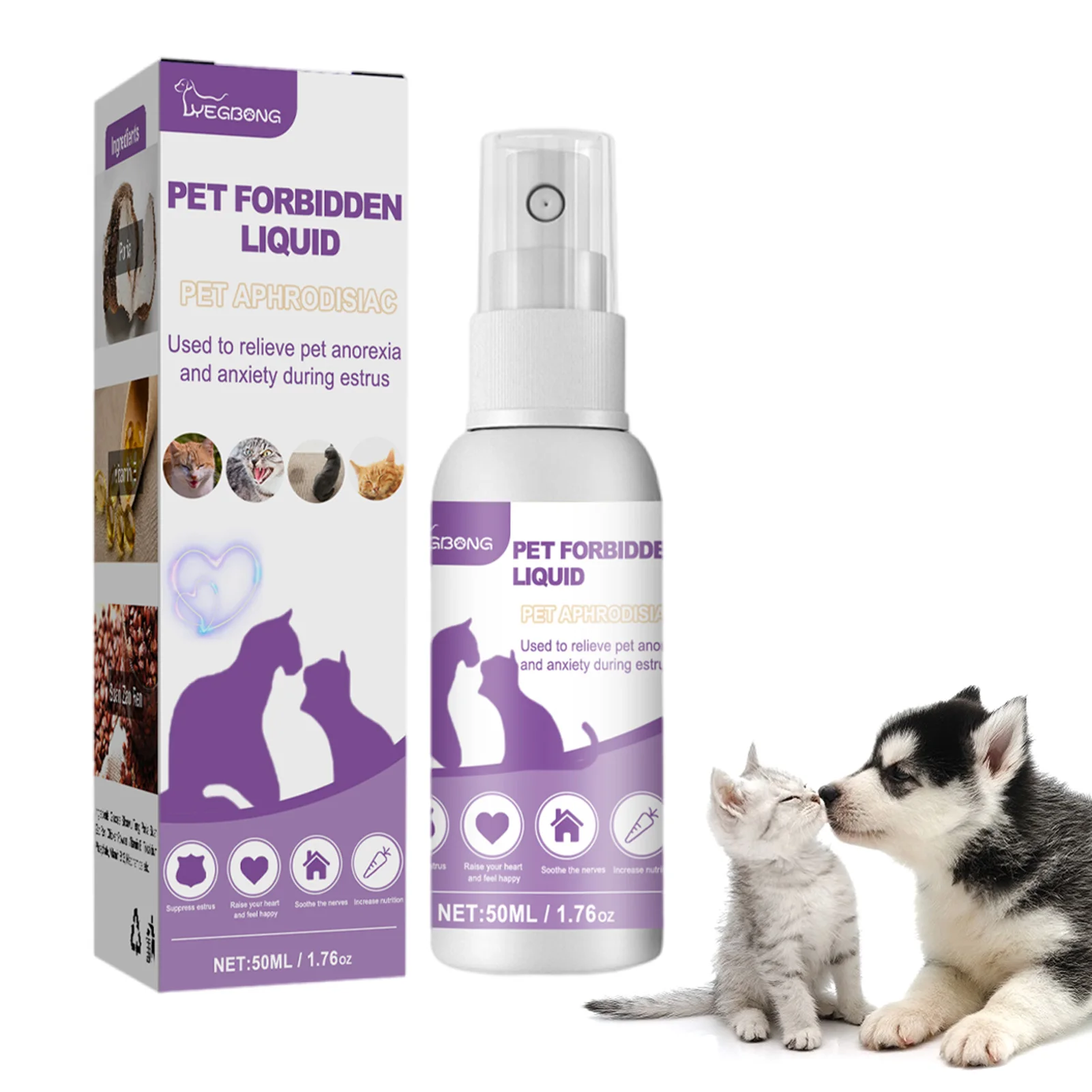 Diffusore calmante Spray calmante per cani per gatti Spray liquido  Anti-ansia per animali domestici aiuta ad alleviare lo Stress gestione dei  graffi - AliExpress