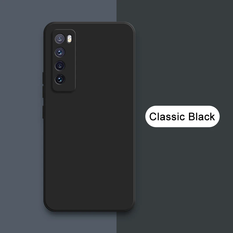 Premium Shockproof Square Liquid Soft Silicone Phone Case