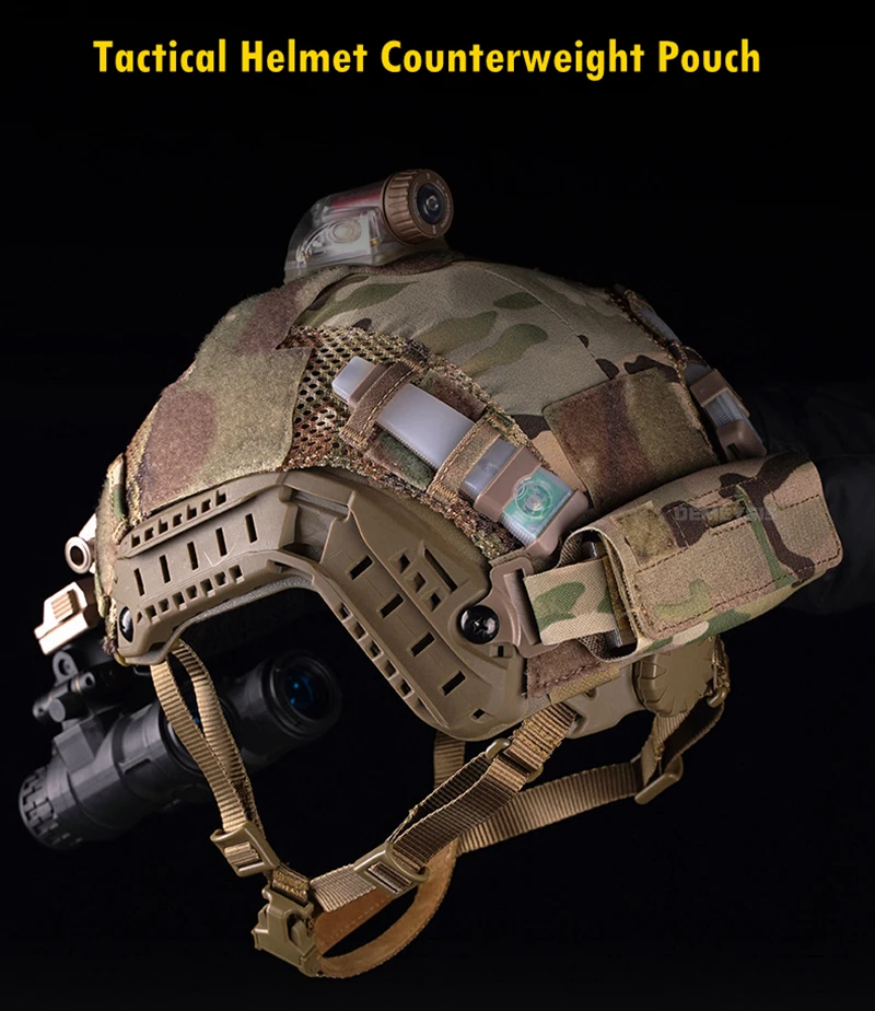 Description Picture 2 of itemTactical Helmet Balance Counterweight Bag Hunting Combat CS Helmets Counterbalance Weight Bags Airsoft Helmets Accessories