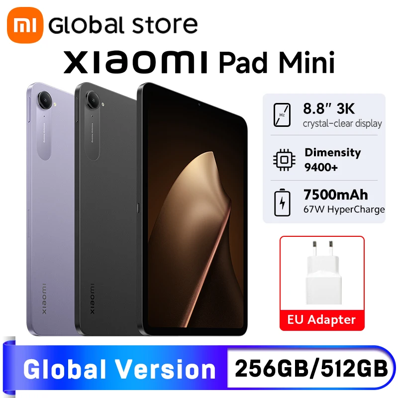 グローバル版 Xiaomi Pad Mini 8.8インチ 3K超クリアディスプレイ 8GB