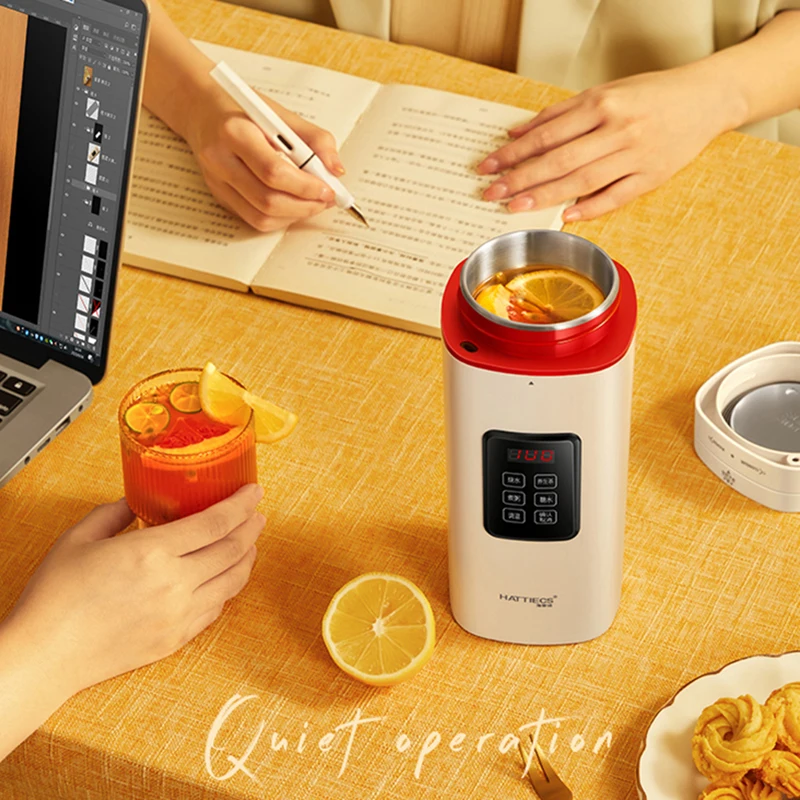 350ml Portable Electric Kettle Multifunctional Health Pot Travel Boiled Water Pot Smart Teapot Adjustable Temperature Kettles 3