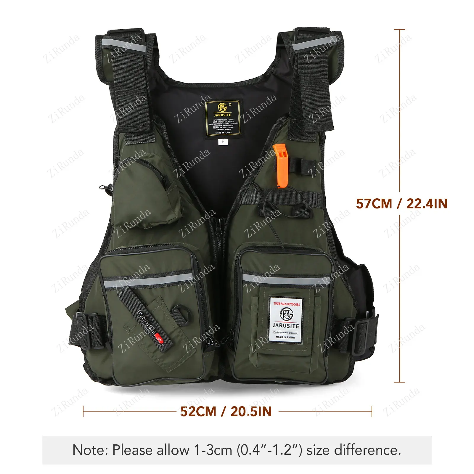 Fishing Vest Fly Fishing Life Jacket Buoyancy Vest with Water Bottle Holder  for Swimming Kayaking Sailing Boating Water Sports - AliExpress