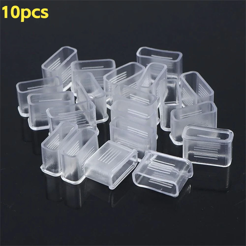 

10pcs Referee Whistle Cover Transparent Whistle Cushioned Mouth Grip Soccer Referee Whistle Protective Accessories