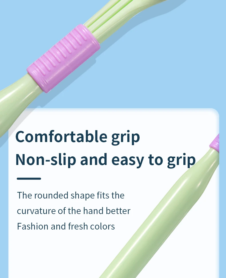 Three Sided Toothbrush Orange