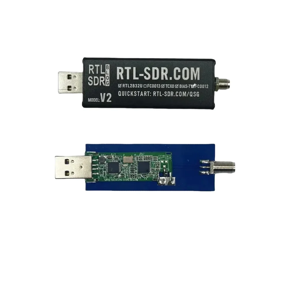 RTL-SDR V2 RTL2832U FC0012/FC0013 SDR ソフトウェア無線受信機