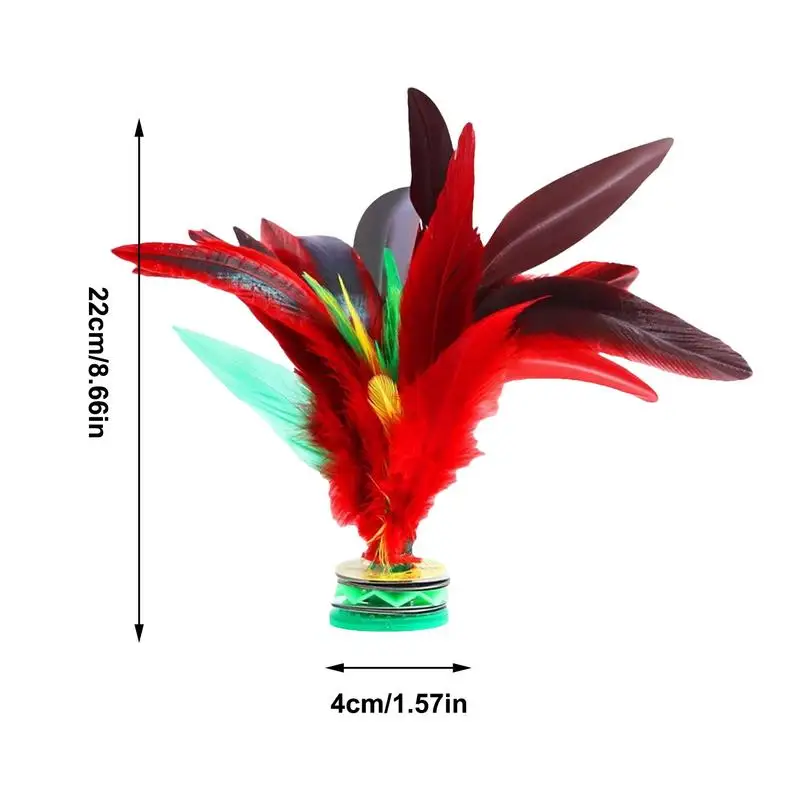Jianzi Shuttlecock Kick Shuttlecock Chinese Jianzi Colorful Feather Kick Shuttlecock Indoor Outdoor Game Interactive Foot Sports Toy