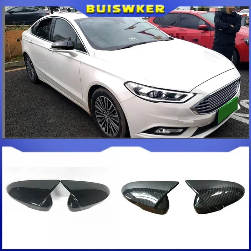 

Rear View Mirror Ox Horn Housing Cover Cap -Side Mirror Cover Trim for Ford Mondeo / Fusion 2013-2018