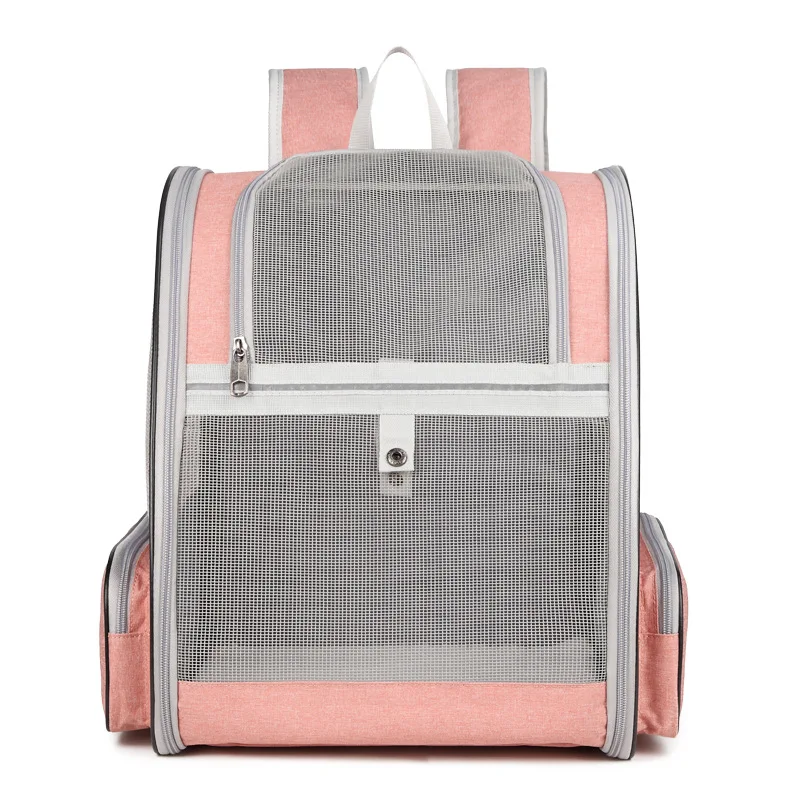 Breathable Pet Bag Portable Pet Backpack When Going Out Portable and Lightweight Foldable Cat and Dog Bag