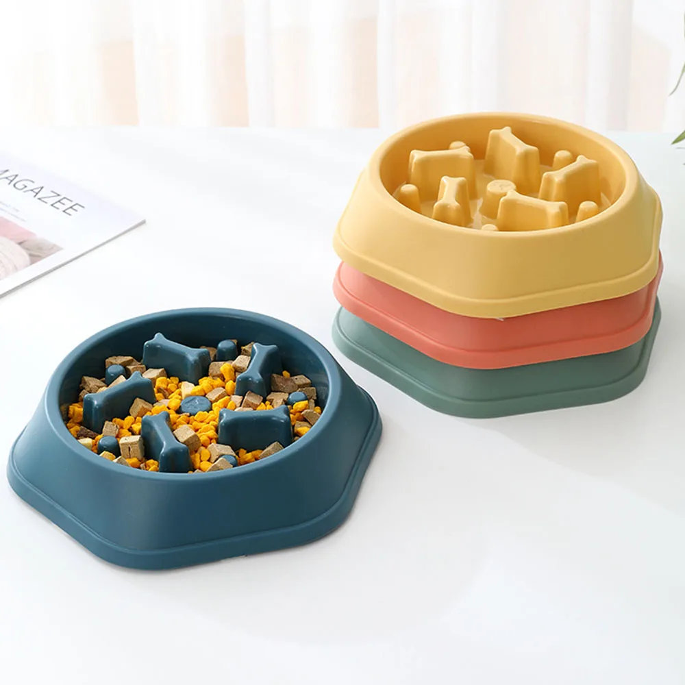 Title 58, Dog Puppy Slow Feeder Bowl Non Slip Puzzle Bowl...