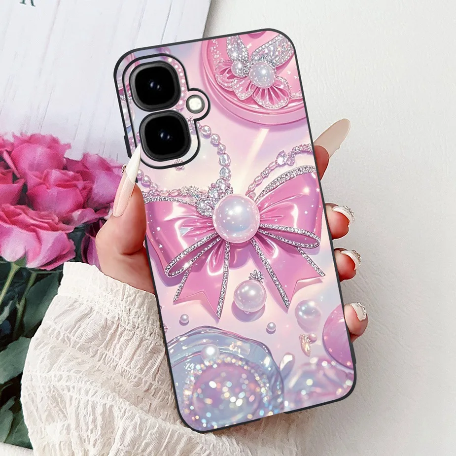 Stylish Painted Soft Silicone Phone Case for Infinix Smart 10 Series