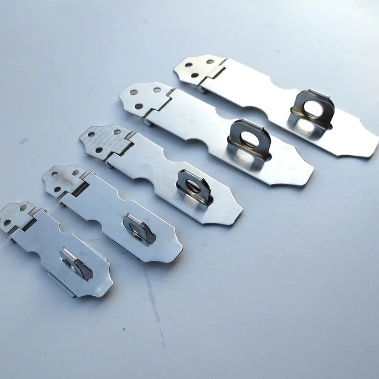 Stainless steel lock padlock buckle cabinet box buckle hanging door nose 2" 3" 4" 5" lock padlock
