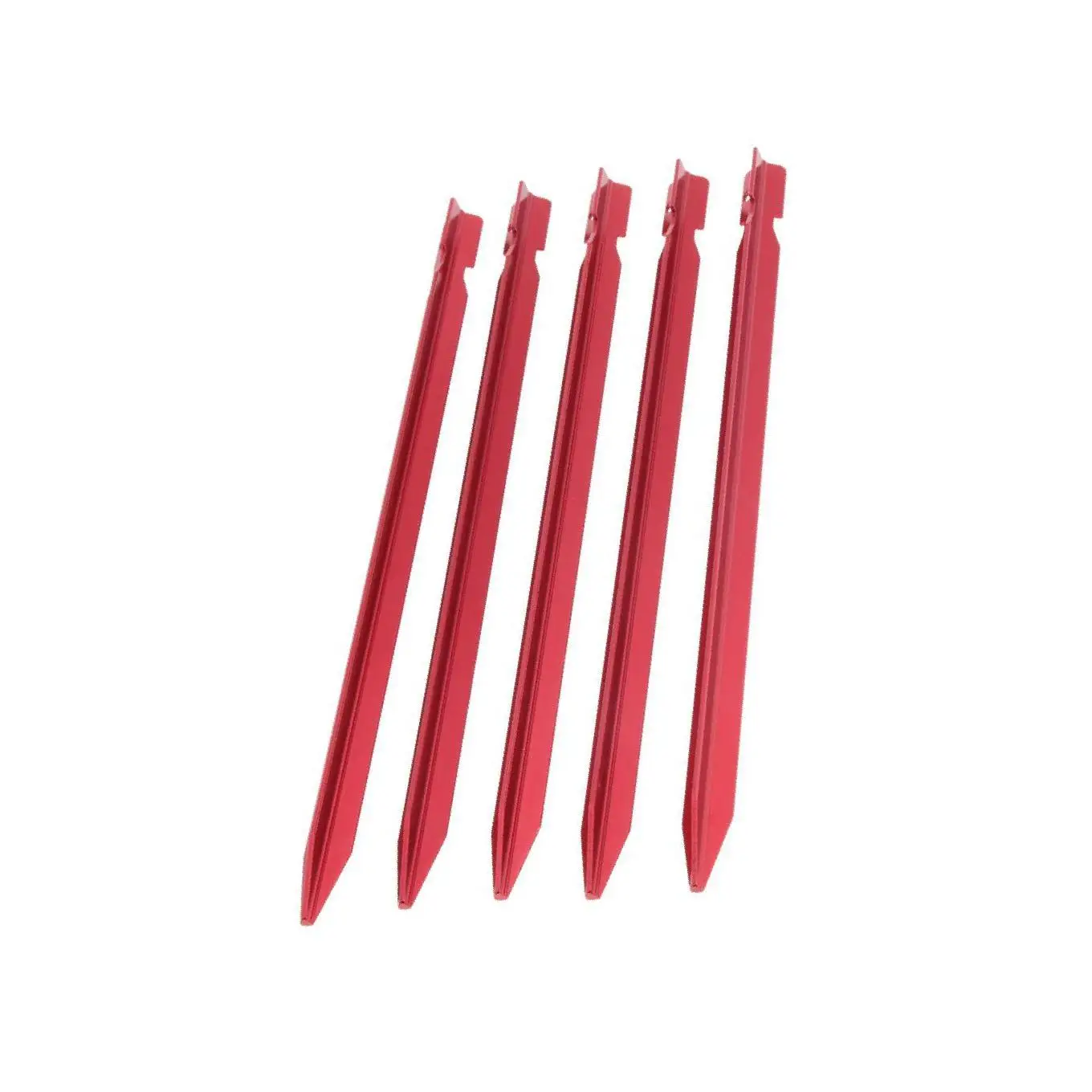 

5 шт., 23 см, алюминиевая палатка для кемпинга, цвет красный