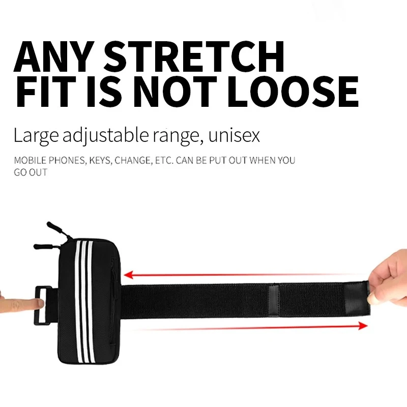 Phone armband Mobile phone armband Phone arm band Sports arm bag Fitness arm bag Armbag Reflective Phone case Running holder bag For IPhone 14 15 Pro Max Xiaomi Samsung Jogging Gym Sport Waterproof Armband