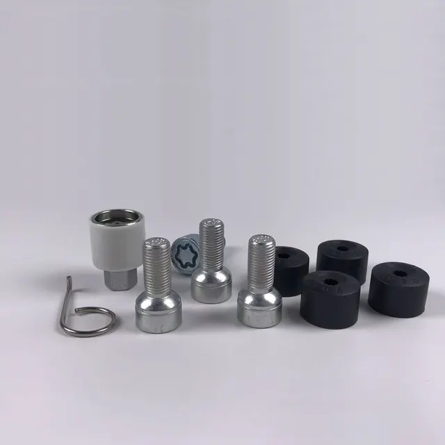 Boulons De Roue Allongés M14x1,5 - Longueur Tige 40 Mm, Tête 17 Mm - Lot De 20 - Pour VW Et Audi