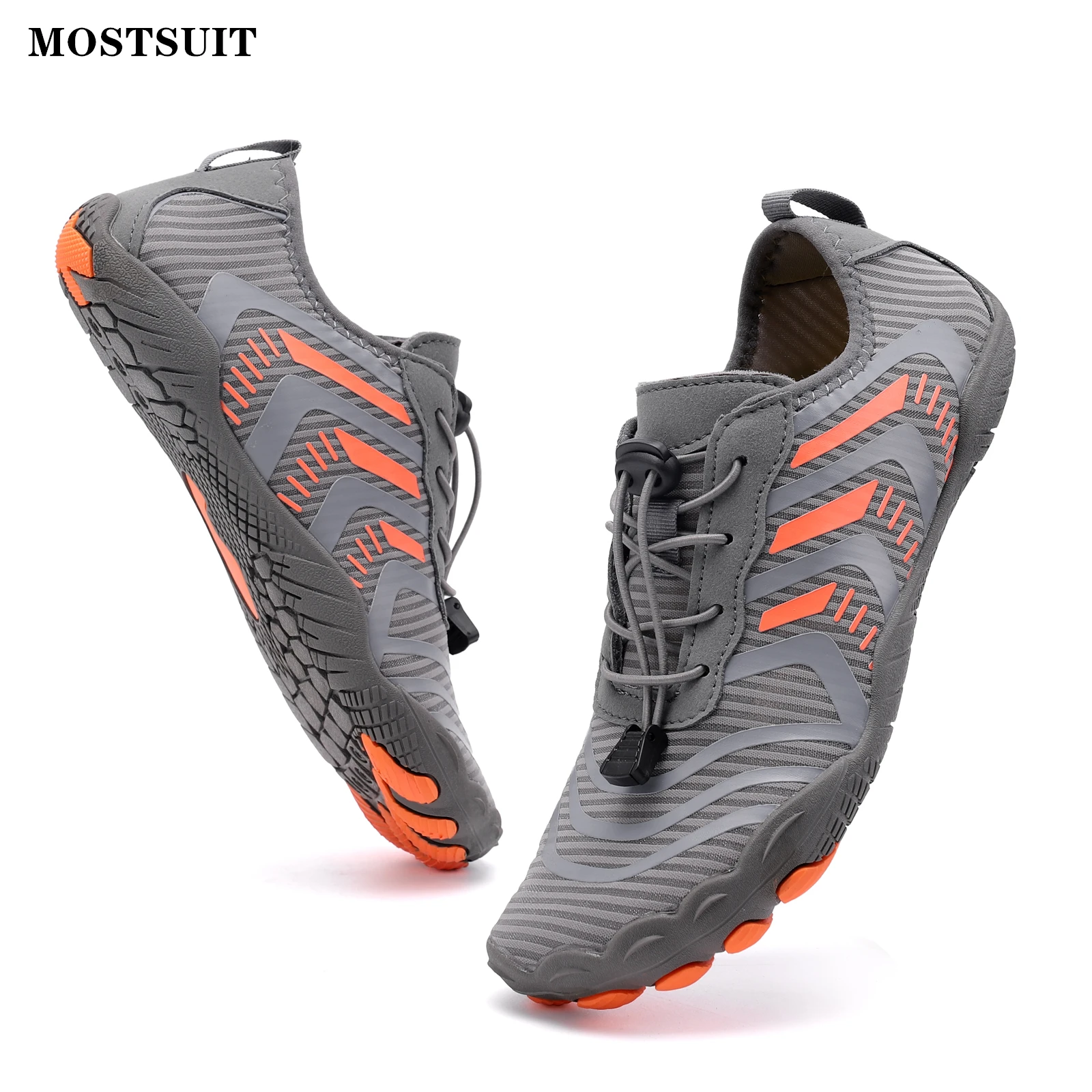 

Aqua Shoes Men Barefoot Five Fingers Swimming Water Shoes Women Breathable Hiking Wading Beach Outdoor Upstream Sneakers Fitness