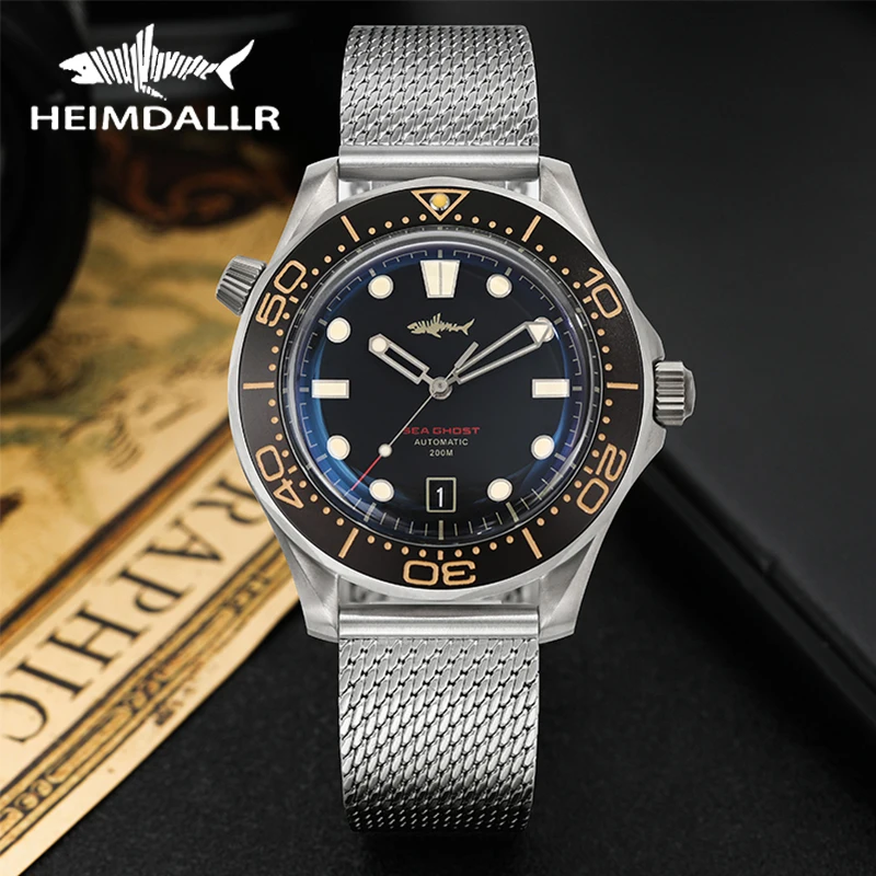 Heimdallr Watch Titanium Master NTTD NH35 Automatic Mechanical C3