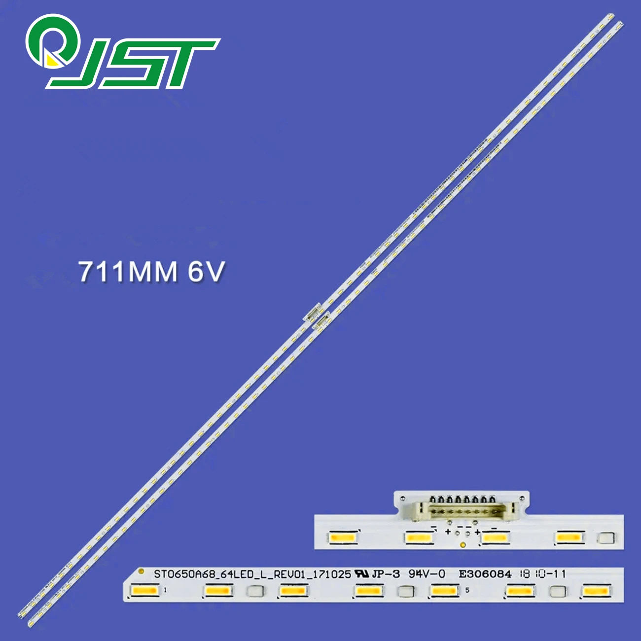 AKOUFAL LED Backlight Strips For Sony 65-inch TVs - Replacement Kit With 2 Strips (Fits Multiple Models)