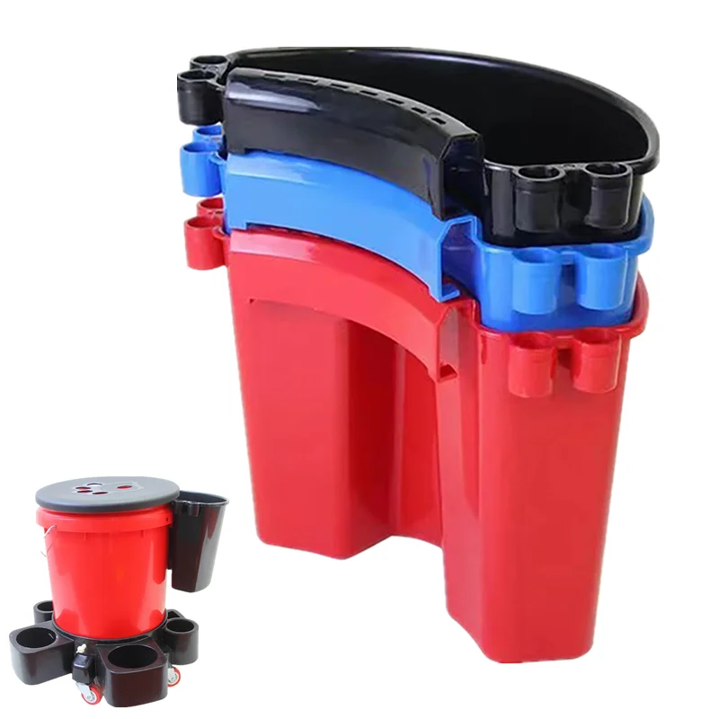 Bucket Organizer Car Detailing Tools Storage Kits External Hanging Barrel Cleaning Tools