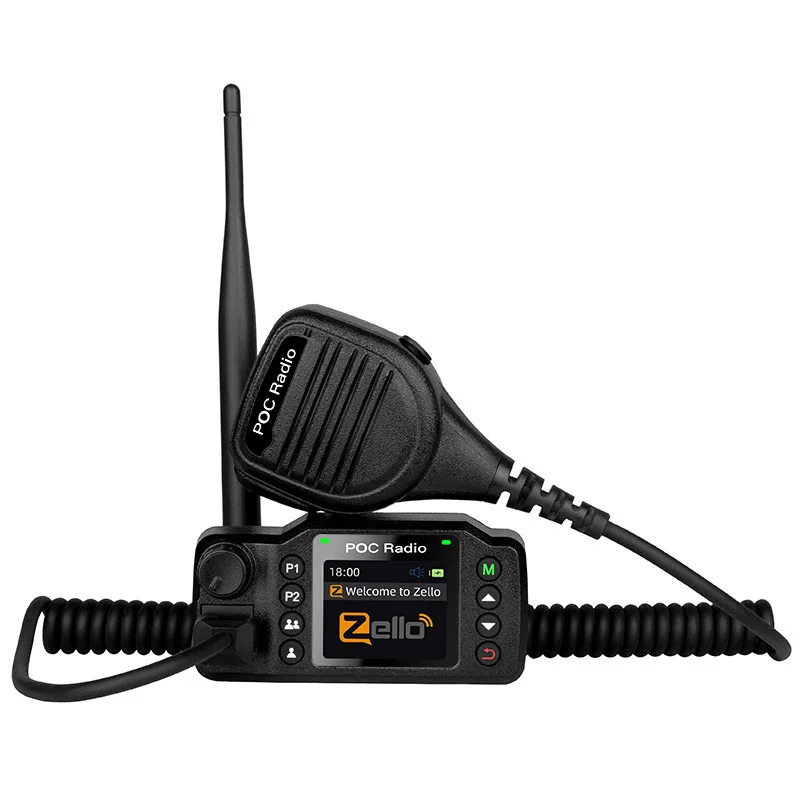 New Car Walkie Talkie Zello Mini Car Radio Android Bluetooth WIFI 4G Public Network Sim Card Long Range mobile Poc Radio TK-8900 6