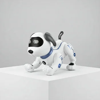 Giocattolo robot per cani da passeggio elettronico con telecomando touch intelligente, animali domestici danzanti per regali di compleanno per ragazzi e ragazze