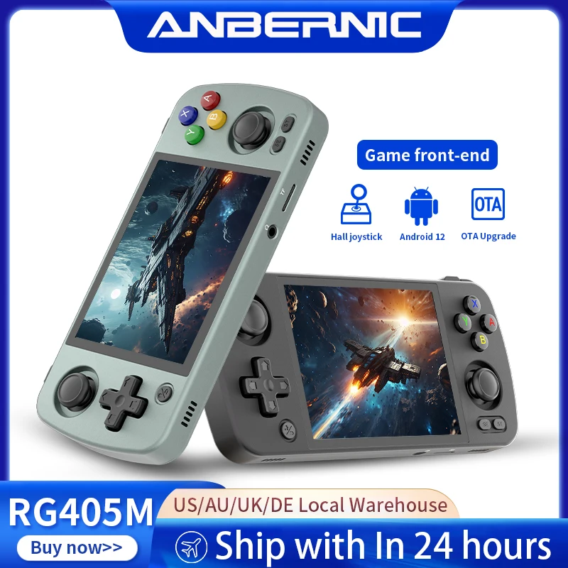 ANBERNIC RG405M Retro Handheld Game Console 4 inch IPS Touch