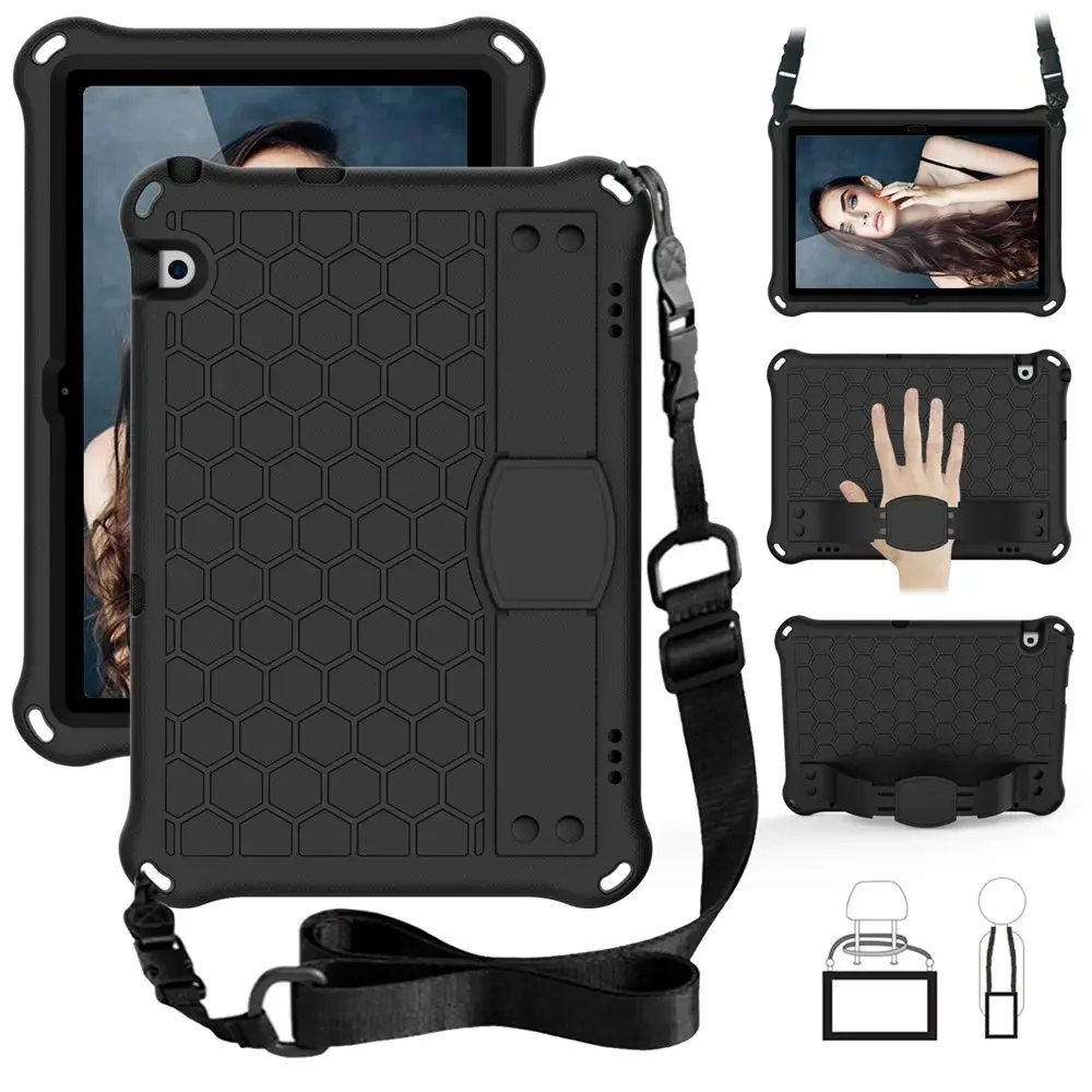 Custodia Per Huawei T5 10 Ags2-W09 Ags2-W19 Coque Eva Kids Cover Per Huawei Mediapad T5 10.1 Pollici Ags2-L09 Ags2-L03 Custodia Coque + Strap
