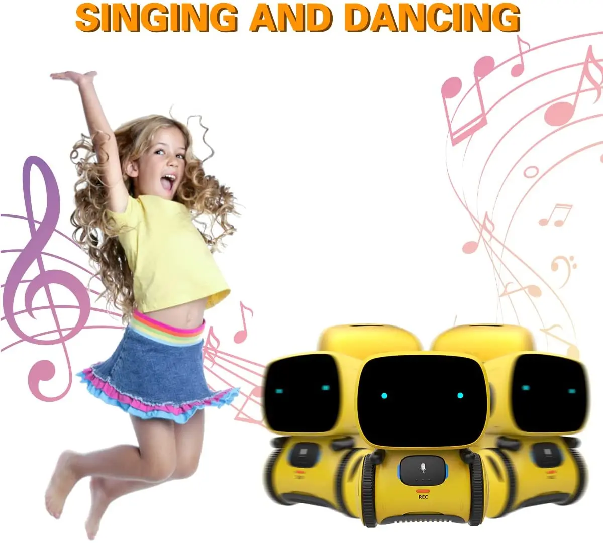 Kupiti Emo-Robot inteligente para niños niñas y, juguete con Sensor de  comando de voz para bailar, cantar, bailar y repetir - Mjernih i  analitičkih instrumenata >