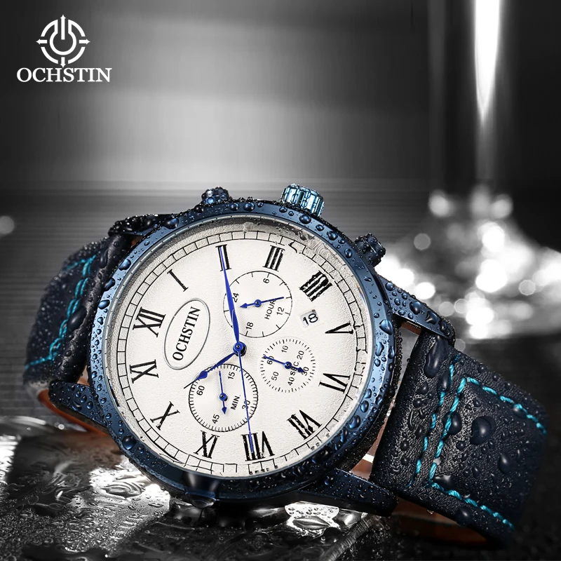 Ochstin new 2023 Navigator series business high-end luxury multi-functional quartz movement luminous men's quartz watch