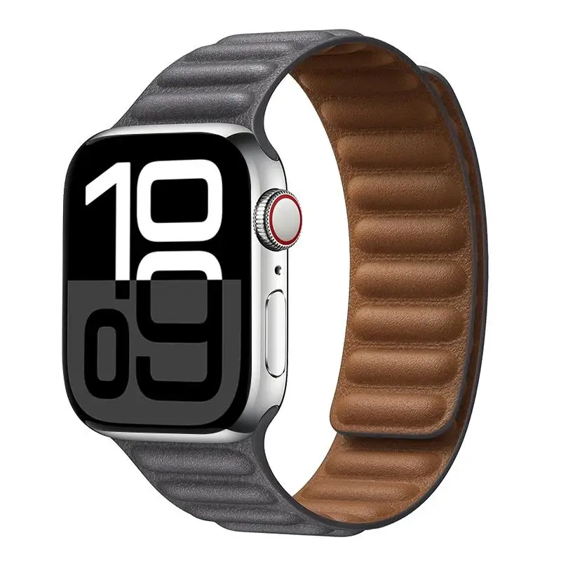 ตัวเลือกสินค้า สายหนังแท้ Apple Watch สายแม่เหล็ก รองรับหลายขนาด