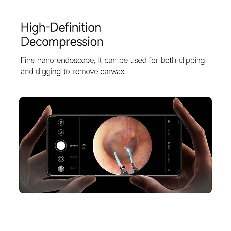 Bebird Smart HD Visual Ear Sticks Note5 Pro Wireless WiFi Ear Cleaner High Precision Wax Removal Tool with Camera Borescope smart ear cleaner