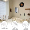 36/72 Pcs Record Display Stand Wall Mount with Acrylic Vinyl Record Display Shelf Adhesive Clear Record Holder for LP Albums CD 4