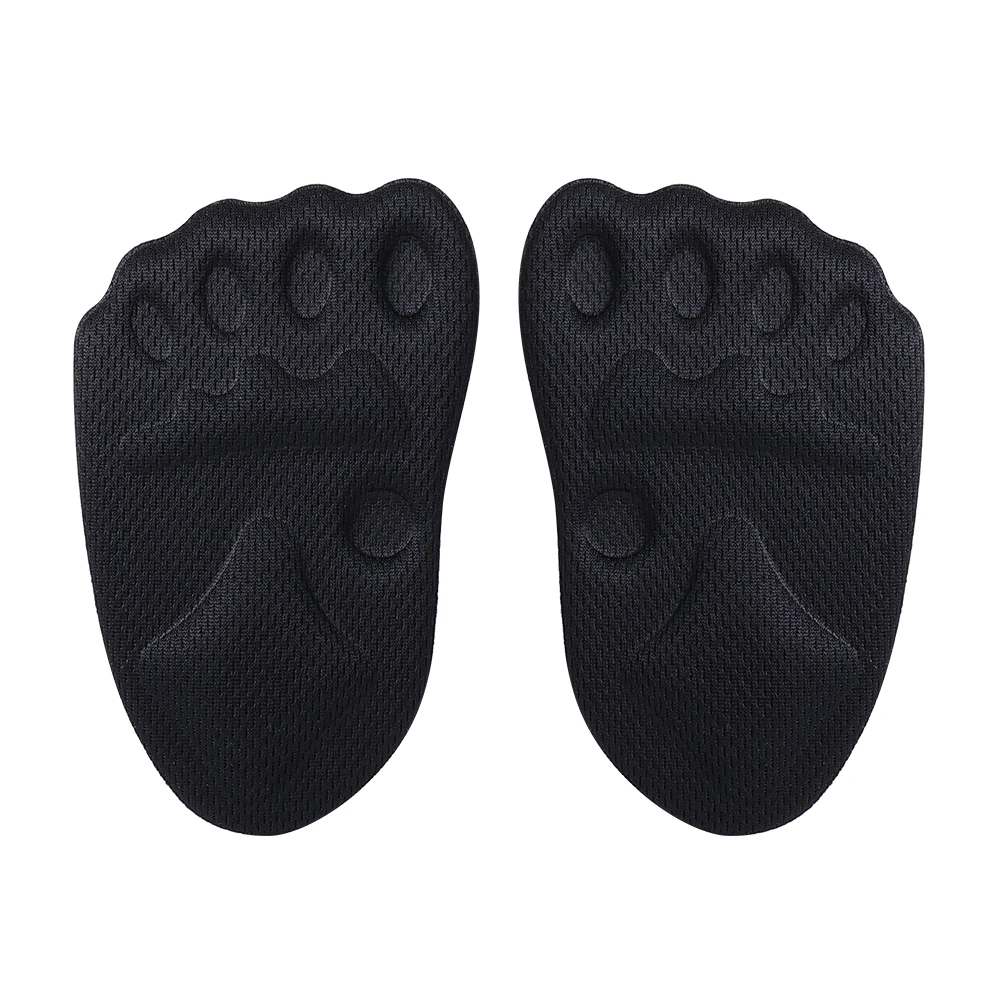 High Heels Non-slip Front Sole Pads Women's Sponge Thickened Shoe Pads 6D Slow Pressure Insole Anti-pain Orthopedic Half Pads